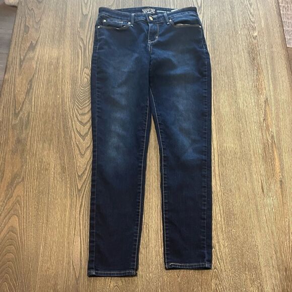 Signature by Levi Strauss Denim - Signature By Levi Strauss Modern Skinny Jeans Pockets Denim Dark Wash Size 6M